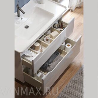 Подвесной шкаф над стиральной машиной для ванной Омега 48х90 Санта