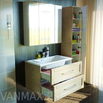 Комплект мебели для ванной Оника Сакраменто  60 подвесной